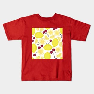 lemon and cherry friendship Kids T-Shirt
